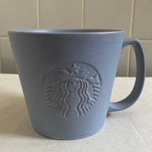 💙Starbucks 2019 GRANDE 16oz Large Matte Grey Mug